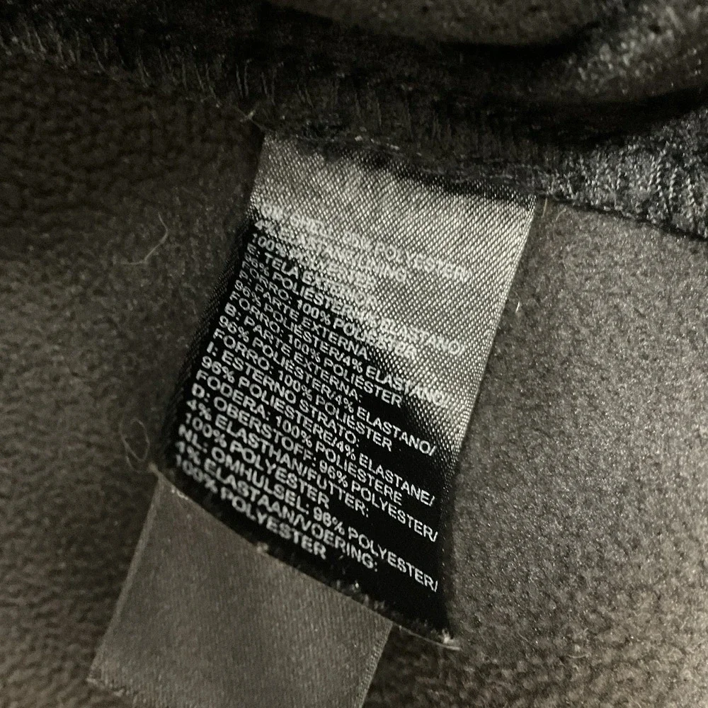 The North Face  Jacket Mens Large Black Softshell Full‎ Zip Windbreaker